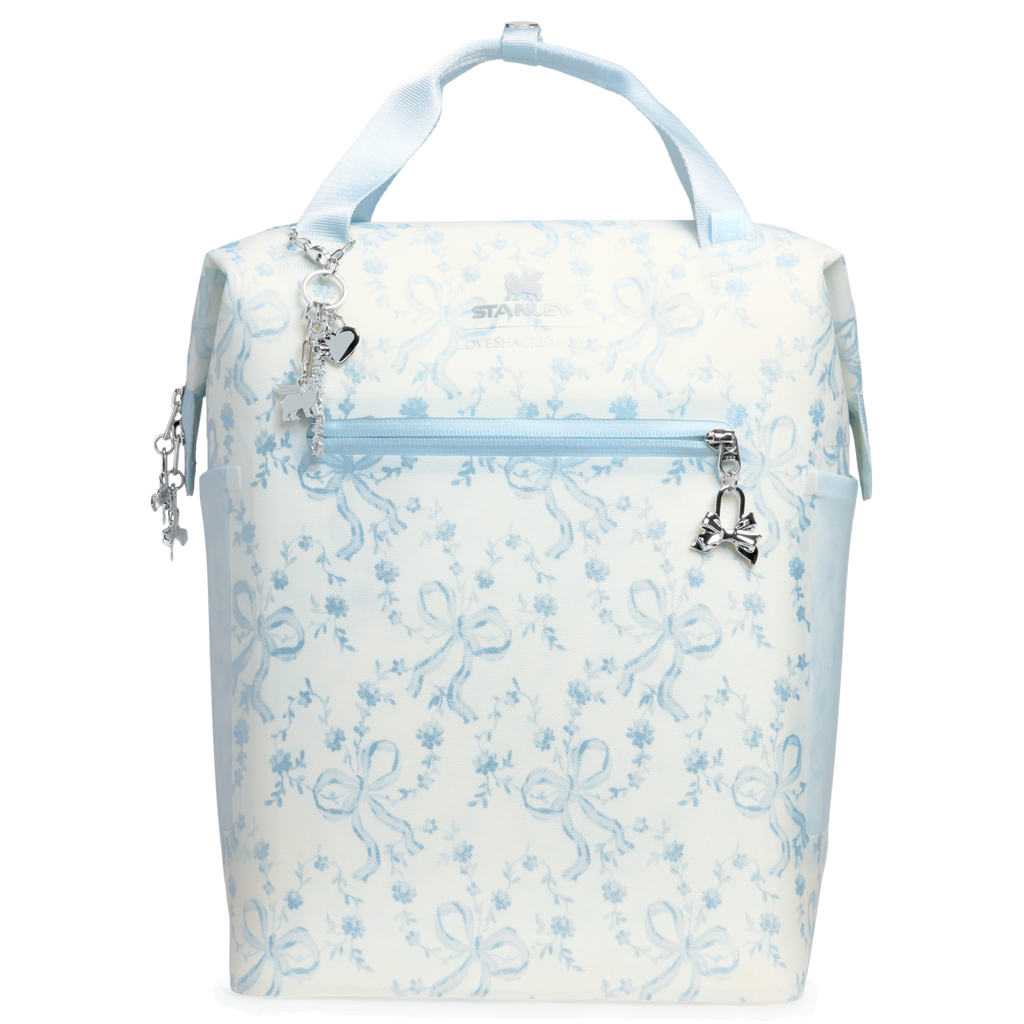 Stanley 1913 x LoveShackFancy Holiday All Day Madeleine Mini Cooler Backpack | 20 Can | 14 QT | 13.2 L